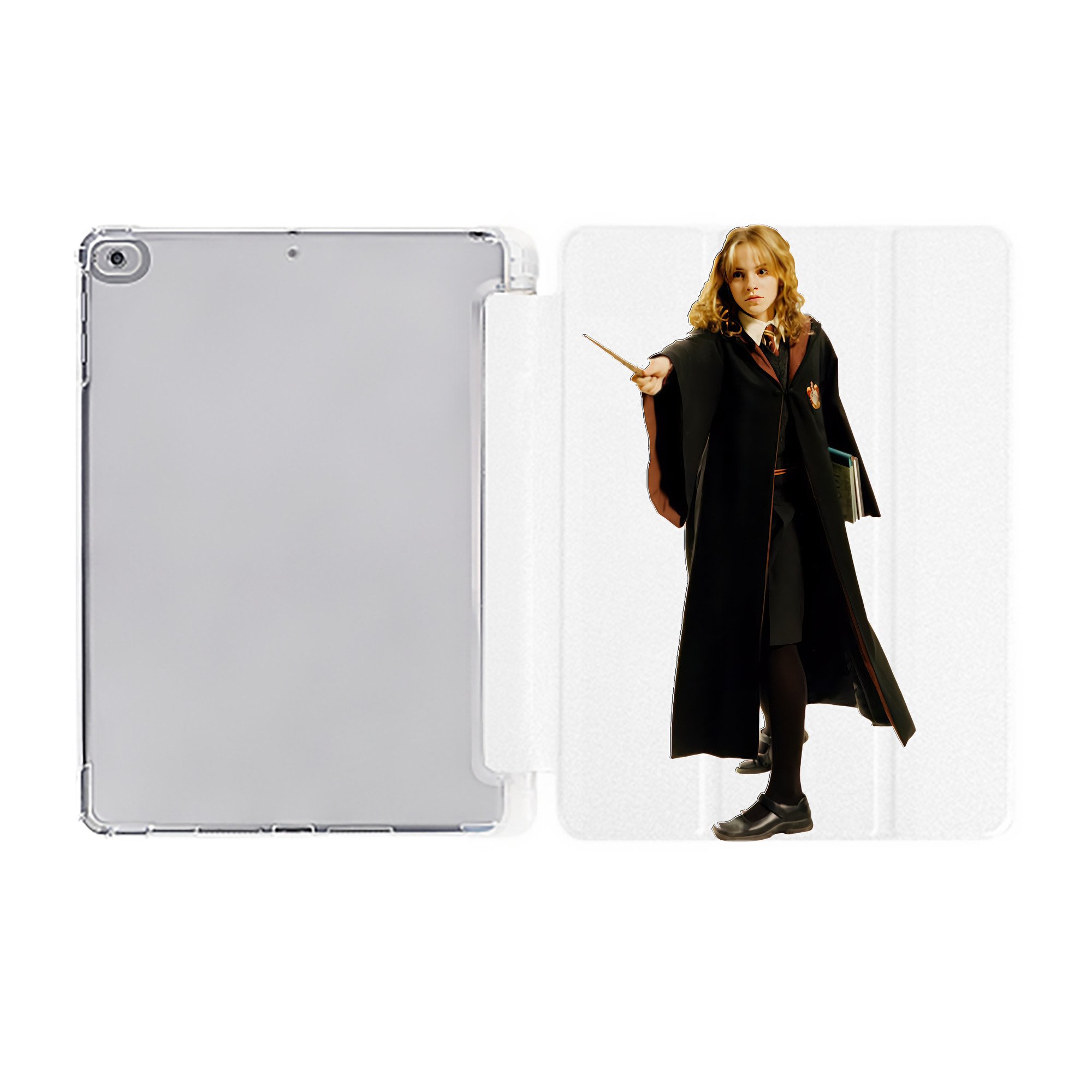 （画像用） Harry Potter ハリー・ポッターシリーズ IPad ケース ペン収納付き 三つ折りスタンド PUレザー×シリコン 対応機種9.5/10.5/10.9インチ